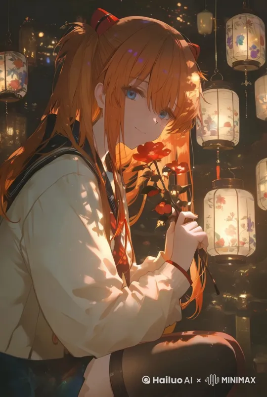 无缝循环的 Live2D 动漫壁纸，头发轻轻飘动，眼睛闪烁。动画流畅，首尾帧完美匹配，形成连续循环，营造出温暖而吸引人的氛围，非常适合作为动态壁纸。 by Hailuo AI Video Generator