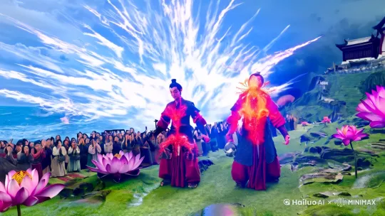 哪吒2:魔童闹海,热血再临
天劫过后,哪吒和敖丙的灵魂虽被太乙真人所救,可肉身却濒临消散,命悬一线。太乙真人肩负起拯救二人的重任,打算用七色宝莲为他们重塑肉身。但这七色宝莲灵力不足,加上太乙真人之前被天雷击中,神志不清,陷入了“金鱼记忆”状态,时而清醒,时而迷糊,使得这场重塑肉身的行动困难重重。
东海龙王敖光误以为敖丙已死,悲痛欲绝,双眼满是血丝,联合其他三位龙王,率领百万妖兽,气势汹汹地围攻陈塘关。一时间,乌云密布,海浪滔天,陈塘关陷入了巨大的危机之中。百姓们哭声震天,纷纷跪地祈求上苍庇佑。哪吒虽然依旧保留着魔丸的暴烈性格,但在经历了诸多磨难后,逐渐展现出守护苍生的责任感。他看着陈塘关百姓陷入水深火热,毫不犹豫地挺身而出,准备与龙族决一死战。此时,敖丙在家族责任与和哪吒的友情之间痛苦挣扎。一方面,他背负着龙族的使命;另一方面,他又珍惜与哪吒的情谊。内心的矛盾让他痛苦不堪,在海底的宫殿中来回踱步,眉头紧锁,但最终,他还是选择站在了哪吒这边。
在激烈的对抗中,哪吒发现单纯的武力并不能解决所有问题,他开始静下心来思考如何从根本上化解龙族与人类的矛盾。而敖丙也在战斗中逐渐认识到,家族的仇恨不应该成为伤害无辜的理由。两人在并肩作战的过程中,相互理解,相互支持,关系变得更加紧密。
申公豹出身妖族,在仙界因出身备受偏见。他虽凭借努力获得了阐教天尊大弟子无量仙翁的青睐,拜入天尊门下,却被元始天尊排除在十二金仙名单外,只能沦为替“仙二代”背锅的“黑手套”。申公豹表面助纣为虐,暗中却有着自己的打算。他偷运粮草和药品拯救百姓,内心的正义感并未完全泯灭。在看到龙族与仙界的种种不公后,他开始反思自己的行为。
为了救敖丙,哪吒与太乙真人前往玉虚宫接受三次降妖考验,以换取琼浆玉露恢复仙器法力。第一次考验是捕捉一群土拨鼠。这些土拨鼠古灵精怪,身形敏捷,哪吒在捕捉过程中不慎将药丢进了土拨鼠食堂大锅中,无奈之下只得喝尽,却因药效发作昏睡过去,敖丙嫌恶心半道吐了出来,只能接管身体完成降妖。第二次考验,他们遇到了申公豹的父亲申正道。申正道以为他们是坏人,拼死抵抗,还让幼子申小豹逃跑。申小豹身负重伤见到申公豹,告知父亲被抓后便一命呜呼。申公豹悲痛欲绝,愤怒至极。而此时,无量仙翁勾结罪犯三海龙王,以咒术挟持龙王性命,三海龙王重获自由,按无量仙翁之命火烧陈塘关。李靖夫妇在申公豹的帮助下变为石人,暂避灾祸。申公豹深知一切都是无量仙翁作祟,奋起反抗,却不幸被捕。
陈塘关结界兽早期就被打晕,不知真凶是无量仙翁,只道是东海龙王派兵来攻。哪吒和太乙真人赶回,路上见到殷夫人的头盔,哪吒心中恨意滔天,不顾魔功外露的风险,亲去捕捉了第三只妖怪石矶娘娘。这石矶娘娘十分难缠,她住在一个满是镜子的地方,法术诡异,总让哪吒陷入幻觉。但哪吒凭借着顽强的意志和过人的智慧,最终战胜了她。
回到玉虚宫,太乙真人感叹这升仙诀竟如此冗长,好在哪吒通过了考验,得了琼浆玉露。返回陈塘关后,太乙真人马不停蹄地重塑敖丙肉身,哪吒已等不及,独自攻向龙宫。无量仙翁率捕妖队众人来到陈塘关,控诉龙宫涂炭生灵,意图造反。东海龙王见陈塘关尽毁以为是申公豹所为,辩解不得只能硬着头皮离开龙宫镇妖锁,来天上与哪吒对打。无量仙翁捻诀召来炼丹巨炉,炉身先分后合,就地将龙宫众妖包进了炉身。
敖丙和太乙真人赶来时,李靖夫妇也到了。哪吒见到父母,才知始作俑者乃是无量仙翁。原来无量仙翁早知哪吒身份,为封神大战做准备,与截教争得高下,多年来孜孜不倦地陷害设局、捕妖炼丹。敖光重回龙宫镇妖锁,发现三海龙王都叛变去了无量仙翁那里。不久,敖丙、哪吒、李靖夫妇都被扔进了丹炉。
丹炉里是三昧真火,除哪吒外,所有生灵都惧怕不已,不少小鱼小虾的妖怪已经被炼化成丹药。哪吒和敖丙身中穿心咒,无数尖刺顺着经脉穿刺全身,动则身崩肉裂、撕心裂骨,众人只能用法术加持对抗炉内真火。殷夫人熬不住了,在临死前,不顾哪吒周身尖刺,拼尽全力紧紧拥抱了哪吒。哪吒见母亲化丹,悲痛欲绝,愤怒到了极点。他不顾周身撕裂的剧痛,反而碎成渣的身体因为三昧真火加持成就肉身法相,魔力暴涨。他解去敖丙穿心咒,与众龙族、海妖齐心破炉鼎。敖光解开镇妖锁,号召众妖一心推起龙宫定海神针。
无量仙翁率众在炉鼎对抗,但仍被哪吒冲破。一番精彩绝伦的打戏后,无量仙翁不敌,狼狈地逃回玉虚宫。最终,哪吒和敖丙联手击败了敌人,暂时平息了龙族与仙界的矛盾。陈塘关的百姓们欢呼雀跃,他们感激哪吒和敖丙的付出。而哪吒和敖丙也在这场战斗中,真正成长为了肩负使命的英雄 ,他们的故事,也将在这片充满奇幻与冒险的土地上,继续流传下去 。 by Hailuo AI Video Generator