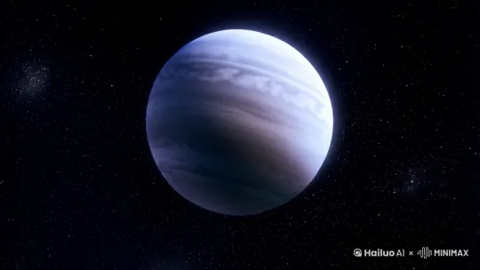 宇宙里的棉花球星球 by Hailuo AI Video Generator