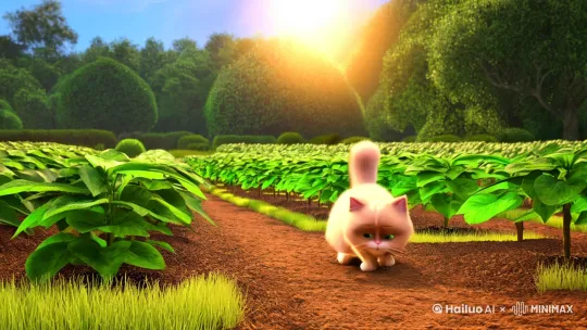 小花猫在菜园里挖土豆  洗土豆  炒土豆 客人收钱 炒好土豆在端给客人   
场景室外 by Hailuo AI Video Generator