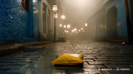 # 世界观设定

- **时间背景**：现代都市的七月十四鬼节深夜，传统禁忌与都市传说交融的特殊时刻。
- **地点背景**：南方老城区的幽深巷弄，青砖黛瓦间流淌着潮湿的阴气，路灯在薄雾中晕出昏黄光斑。
- **基本矛盾**：生人与亡魂在阴阳交界时刻的意外交集，触碰冥物引发的连锁反应。

### 故事梗概

- **冥钞现世**：女主深夜归家时捡到渗着露水的黄纸包，内藏民国三十七年冥钞。
- **诡影频现**：烧纸老者化作青烟，幽蓝灯笼照亮送亲队伍，纸轿里伸出青白手指。
- **记忆苏醒**：冥钞数字触发前世记忆，民国末年被迫冥婚的惨剧浮出水面。
- **阴阳缠缚**：前世新郎化作红衣鬼影，冥钞成为缔结阴缘的契约凭证。
- **生死抉择**：在纸钱灰烬与血色月光中，女主必须在午夜钟响前解开这段横跨七十年的怨契。

---
子时的梆子声穿透浓雾时，我正站在十字路口。黄纸包在月光下泛着青白，边缘渗出冰凉露水，民国三十七年的朱砂红印在冥钞上洇开，像团凝固的血。

巷子突然变得陌生。青砖墙缝里钻出霉斑状的暗影，路灯在薄雾中肿胀成惨白的光茧。穿唐装的老者还在原地烧纸，火堆里却传来指甲抓挠铜盆的声响。他往灰烬里撒了把白米，米粒落地竟发出银元坠地的清响。

"阿妹，阴人过路要低眉。"老者脖颈发出竹节断裂的咔嗒声，头颅突然转向后背。我踉跄后退，踩碎的锡箔元宝腾起磷火，照亮墙根密密麻麻的纸人——那些惨白的脸孔全朝着我的方向，朱砂点的眸子在淌血。

唢呐声刺破浓雾的刹那，冥钞在掌心灼出青烟。送亲队伍从地底钻出，纸轿帘缝里探出青白手指，缠着褪色的红丝线。领头的纸马眼眶里跳着幽蓝鬼火，马上新郎官的红袍下摆滴滴答答，淌着永远流不尽的黑水。

"时辰到了。"老者化作青烟前最后的耳语黏在颈后。倒头饭上的筷子齐齐折断，千家万户的门缝里溢出猩红雾气。冥钞上的生辰八字开始蠕动——那分明是我的农历生辰，墨迹里还混着陈年血迹。

纸轿帘幕无风自起，轿中新娘盖头下露出一张与我相同的脸。她腕间金镯刻着"永结幽冥"，正是我今晨在古董市场见过的旧物。新郎官转过脸的瞬间，七十年前的记忆如潮水涌来：燃着龙凤烛的喜堂，贴着囍字的棺材，还有那根勒进脖子的鸳鸯绳...

雾中传来铁链拖地声，我的影子正被某种东西从地面缓缓剥离。冥钞在掌心燃起青绿火焰，烫出一圈焦黑的契约印记。送亲队伍的脚印在青石板上蔓出苔藓，而所有路标不知何时都变成了惨白的引魂幡。

---
**接下来故事可能会沿着这些方向发展**：

- **前世羁绊**：古董金镯上的契约咒文暗藏移魂秘术，暗示女主是被刻意选中的替身

- **阴阳媒介**：老者的铜盆火具有炼化阴气的作用，燃烧的纸灰形成阻挡邪祟的结界

- **时间诡计**：鬼节当夜会出现"阴刻"现象（23:00-1:00持续三小时），为亡魂提供 by Hailuo AI Video Generator