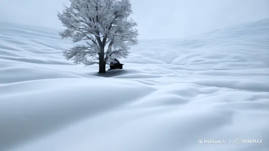 做部大雪的视频 by Hailuo AI Video Generator