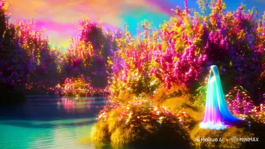 一个梦幻中的世外桃源 by Hailuo AI Video Generator