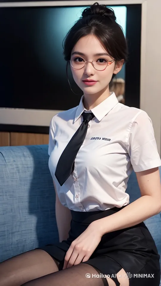 一位身材火辣的美女慢慢走进画面，她身着黑色蕾丝内衣，外披一件半透明的睡袍。
 
她轻轻咬着嘴唇，眼神充满诱惑，用手指轻轻拨弄着头发。然后，她缓缓地解开领带的带子，让领带自然滑落，露出性感的身材。
 
她靠近镜头，用手指轻轻划过镜头，仿佛在挑逗观看者。接着，她转过身，扭动着腰肢，展现出妖娆的背影。
 
她侧身躺下，用手支撑着头，双腿微微弯曲，姿势妩媚动人。
 
最后，她咬着嘴唇，对着镜头轻轻吹了一口气，眼睛性感迷人一眨。画面渐渐暗去。 by Hailuo AI Video Generator