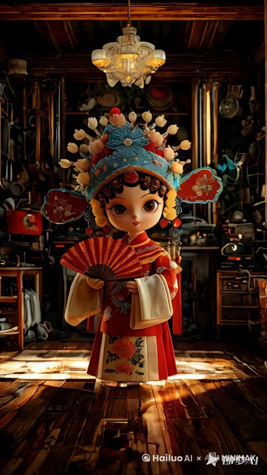 背对画面，转身 ，站住，然后说话 by Hailuo AI Video Generator