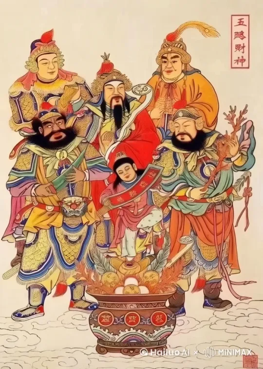 分开视频的六个人物，每个人分别前后给我送一句祝福语，不能同样 by Hailuo AI Video Generator