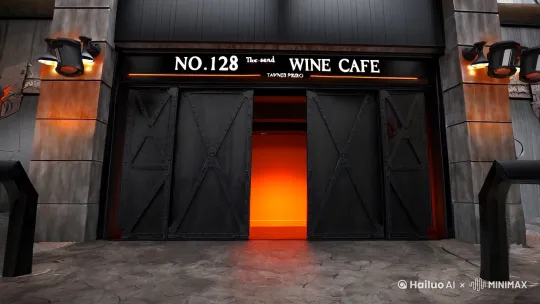 ### 6秒酒馆宣传片剧本：**NO.128餐酒咖**

#### 主题：  
工业风酒馆，融合黑与橙色的视觉冲击，展现独特氛围与高品质餐酒体验。

---

### **镜头1：开场 - 推拉镜头（0-1秒）**

- **画面**：镜头从酒馆外观的黑色金属大门开始，缓慢向前推近，橙色灯光在门缝中透出，营造神秘感。
- **运镜手法**：使用稳定器进行平滑推拉镜头，突出酒馆的神秘与质感。
- **音效**：低沉的金属摩擦声，伴随轻微的环境音。

---

### **镜头2：内部环境 - 俯冲镜头（1-2秒）**

- **画面**：镜头从酒馆内部天花板俯冲而下，展示高挑的工业风空间，黑色的金属管道与橙色的灯光交相辉映。
- **运镜手法**：使用无人机或摇臂进行快速俯冲，模拟进入酒馆内部的动感。
- **音效**：轻微的风声，增强视觉冲击力。

---

### **镜头3：吧台细节 - 旋转镜头（2-3秒）**

- **画面**：镜头围绕吧台旋转，展示黑色大理石台面与橙色高脚凳，吧台上摆放着精致的酒杯与酒瓶。
- **运镜手法**：使用稳定器进行360度旋转镜头，突出吧台的精致与细节。
- **音效**：轻微的玻璃碰撞声，伴随轻柔的背景音乐。

---

### **镜头4：餐酒特写 - 推近镜头（3-4秒）**

- **画面**：镜头快速推近，展示一杯色泽诱人的红酒与一份精致的餐点，背景是橙色的灯光与黑色的桌面。
- **运镜手法**：使用滑轨进行快速推近，突出餐酒的质感与色泽。
- **音效**：轻微的倒酒声，伴随背景音乐的渐强。

---

### **镜头5：顾客互动 - 手持镜头（4-5秒）**

- **画面**：镜头跟随一位顾客的手部动作，展示他拿起酒杯，与朋友碰杯，笑容满面。
- **运镜手法**：使用手持摄像机进行轻微晃动，模拟真实场景的动感。
- **音效**：碰杯声与欢笑声，伴随背景音乐的持续。

---

### **镜头6：结束 - 拉远镜头（5-6秒）**

- **画面**：镜头从顾客的餐桌拉远，展示整个酒馆的全景，顾客们举杯共饮，气氛热烈。
- **运镜手法**：使用稳定器进行平滑拉远镜头，突出酒馆的热闹氛围与整体环境。
- **音效**：背景音乐达到高潮，伴随轻微的环境音与欢笑声。

---

### **结尾字幕（6秒）**：
- **画面**：黑色背景上出现“NO.128餐酒咖”字样，橙色灯光闪烁，伴随酒馆LOGO。
- **字体颜色**：橙色
- **字体风格**：现代简约，与工业风主题相符。

---

### **整体音效**：
- 低沉的背景音乐，伴随轻微的环境音与细节音效，增强视觉与听觉的结合。

---

### **总结**：
这个6秒宣传片通过快速切换的镜头与精准的运镜手法，结合黑与橙色的视觉冲击，充分展现了NO.128餐酒咖的独特氛围与高品质餐酒体验，吸引顾客前来体验。 by Hailuo AI Video Generator