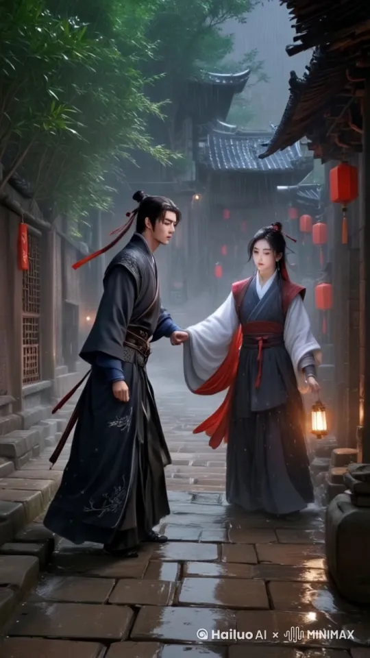 男生拥抱女生，亲吻对方伸舌头 by Hailuo AI Video Generator