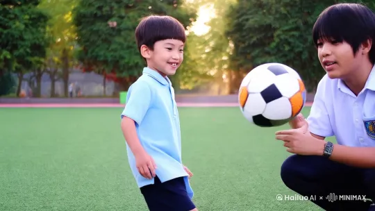我找到了几个关于小学生足球脚内侧动作示范的视频和相关信息:
1. **七里河小学体育小课堂**:
- 在这个视频中,二年级一班的孙敏员同学和祁老师一起示范了足球脚内侧踢球的动作要领。动作要点包括:
1. 助跑:直线助跑,方向与出球方向一致,速度和步数根据实际情况调整。
2. 支撑脚站位:站在球的侧方,距离球10-15厘米,脚尖指向出球方向,膝关节微微弯曲。
3. 摆动腿动作:以髋关节为轴,大腿带动小腿由后向前摆动。
4. 脚触球:用脚内侧(跖趾关节、舟骨和跟骨构成的三角部位)接触球的后中部。
5. 随前动作:触球后,摆动腿随球方向前摆,身体重心向前移动。
2. **七里河小学四年级四班的杜芳菲和陈老师的示范**:
- 这个视频详细讲解和示范了脚弓内侧踢球(脚内侧踢球)的动作。要点包括:
1. 跑动时身体自然放松,上体稍前倾并稍向运球方向转动。
2. 运球脚提起时,膝关节弯屈,脚跟提起,脚尖稍外转。
3. 踢球时,支撑脚踏在球的侧后方15厘米左右处,膝盖稍弯曲,踢球脚稍向后提起,膝盖外转,脚尖稍翘起。
4. 前摆时小腿加速,脚迅速外转90度,脚掌与地面平行,脚腕用力,用脚内侧触球的后中部,将球向正前方踢出。
3. **盐城实验小学足球节**:
- 虽然没有具体的视频链接,但这个活动展示了学生们秀足球基本功的场景,包括脚内侧踢球等动作。
你可以访问这些链接或搜索相关视频来观看具体的示范动作。希望这些信息对你有帮助! by Hailuo AI Video Generator