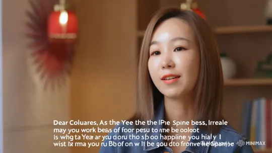 
亲爱的同事：
蛇年到来，愿你的工作如灵蛇般敏捷，效率倍增；生活如蛇行般顺畅，幸福满满。在这辞旧迎新的时刻，祝你新春快乐，阖家幸福，蛇年行大运！ by Hailuo AI Video Generator