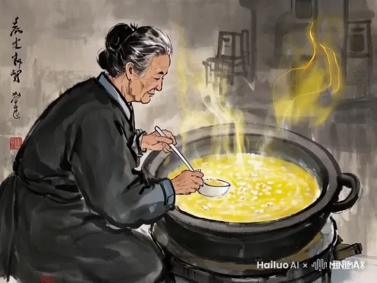蒸汽化作凤凰滋养脏腑，冰晶在丹田处消融 by Hailuo AI Video Generator