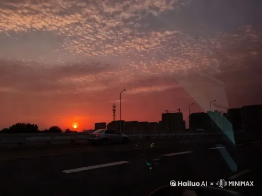 夕阳无限好，只是近黄昏。 by Hailuo AI Video Generator