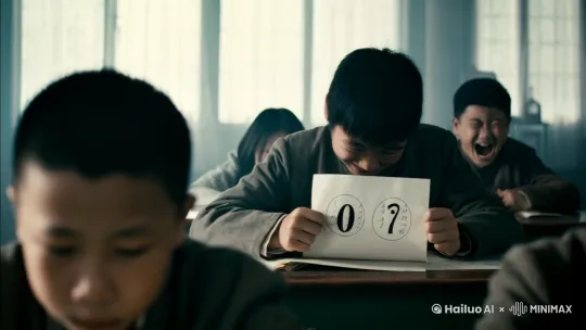 哪吒考试考了零分 敖丙一直笑他 太乙真人打他手 by Hailuo AI Video Generator