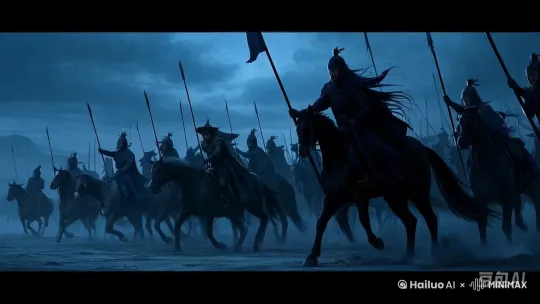 [右移,左摇,跟随] by Hailuo AI Video Generator