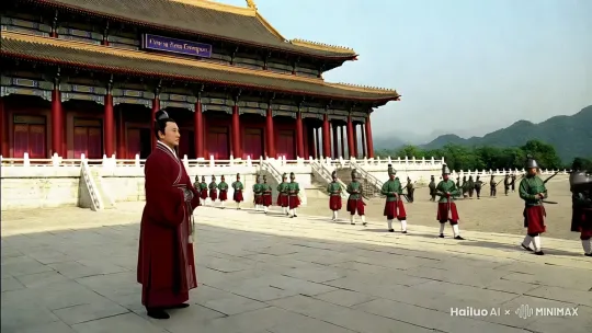 徐福东渡第一集：秦始皇的长生梦
脚本
场景 1：秦始皇的宫殿 - 日内

画面：秦始皇（嬴政）站在宫殿中央，凝视着远方的天空，神情凝重。宫殿外，士兵们整齐地巡逻，宫殿内，文武百官低头不语，气氛肃穆。
旁白（深沉且带有历史感的声音）：
“秦始皇，嬴政，统一六国的伟大帝王，缔造了中国历史上第一个中央集权的封建王朝。然而，尽管他拥有无上的权力，却有一个无法实现的梦想——长生不老。”
对话（秦始皇自言自语）：
“朕一统天下，功业千秋万代。然，人生苦短，若能长生不死，岂不美哉？”
场景 2：徐福的居所 - 日内

画面：徐福（一位博学多才的方士）正在书房中翻阅古籍，桌上堆满了竹简和龟甲。突然，一名侍从急匆匆地进来，跪地禀报。
侍从：
“徐福先生，陛下召见。”
徐福（微微点头）：
“知道了。”
旁白：
“徐福，博学多才，精通天文地理，擅长炼丹术。他听闻东海之外有仙山，山上有仙人居住，仙山上藏有长生不老的仙药。”
场景 3：秦始皇的宫殿 - 日内

画面：徐福走进宫殿，跪拜在秦始皇面前。秦始皇坐在龙椅上，神情期待。
秦始皇：
“徐福，朕听闻东海有仙山，山上有仙药，可使人长生不老。你可愿为朕前往寻找？”
徐福（坚定地）：
“陛下，臣愿前往。但此行艰难，需大量人力物力。”
旁白：
“徐福提出，需要三千童男童女，以及大量船只和物资，以备海上航行之用。”
场景 4：港口 - 日外

画面：巨大的船队停靠在港口，童男童女们排队登船，士兵们搬运物资。徐福站在船头，神情坚定。
旁白：
“一切准备就绪，船队即将启航。徐福能否找到传说中的仙药？秦始皇的长生梦能否实现？请看下一集！”
画面：船队缓缓驶离港口，消失在茫茫大海中。
结尾字幕：
“徐福东渡第一集：秦始皇的长生梦！”
“敬请期待下一集：海上仙山！ by Hailuo AI Video Generator