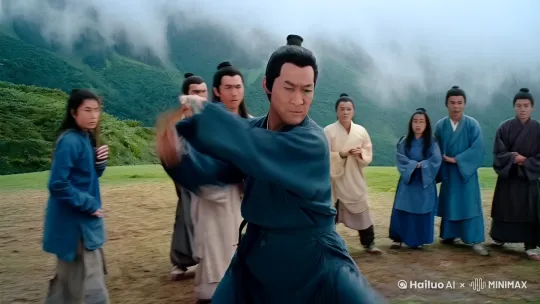 ：昆仑山修炼场**
（申公豹正在刻苦修炼，周围弟子们议论纷纷）
弟子甲：“听说姜子牙又突破了，真是天才！”
弟子乙：“是啊，我们这些凡人怎么比得上。”
（申公豹握紧拳头，眼中闪过一丝不甘）

**场景2：深夜山林**
（申公豹独自一人，面对月光）
申公豹（自言自语）：“为什么总是他？我不甘心！”
（神秘声音出现）
神秘声音：“想要力量吗？我可以帮你。”
（申公豹犹豫片刻，最终点头）

**场景3：朝歌城**
（申公豹以新形象出现，法力大增，引起众人惊叹）
路人甲：“那是申公豹？怎么变得这么强！”
路人乙：“看来昆仑山又要出一位大能了。”
（姜子牙出现，两人对视，气氛紧张）

**场景4：战场**
（申公豹与姜子牙对决，法力激荡）
姜子牙：“师弟，回头是岸！”
申公豹：“岸？我的岸就在脚下！”
（激烈战斗后，申公豹略胜一筹）

**场景5：昆仑山顶**
（申公豹站在山顶，俯瞰众生）
申公豹（内心独白）：“力量，终于掌握在我手中。”
（画面渐暗，留下悬念）

**结尾字幕：**
“逆袭之路，谁主沉浮？申公豹的故事，未完待续……”

**（完）** by Hailuo AI Video Generator