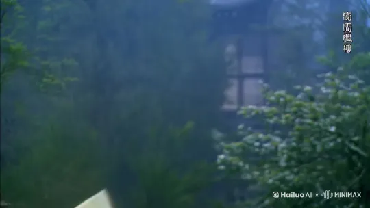 一本线装书凭空浮现在少年身前自行缓缓摊开。少年眼神呆滞，大声朗诵道：天地有正气，杂然赋流形。无运镜，无手部动作，字幕为中文 by Hailuo AI Video Generator