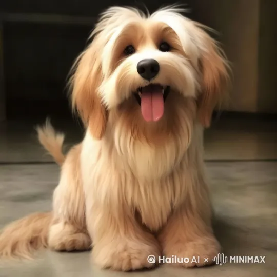 狗子迎接主人回家，欢乐蹦蹦跳 by Hailuo AI Video Generator