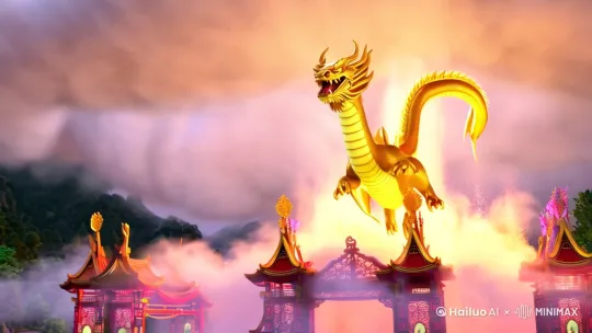 🎇【祥瑞金龙·护佑篇】🎇

腾云驾雾现真身，
金鳞曜日耀天门。
蟠龙卧守祥云处，
福泽绵延万家春。

——🌺见龙纳福🌺——
愿此金龙神威荡尽疫气
双眸所及处：
👨👩👧👦家家无病榻
🎉户户有欢颜
🍎岁岁平安顺
💰年年富贵全

转发这条天际祥龙，让龙息驱散三灾六难，吉运化作九道金光护佑您与家人！🐉✨ by Hailuo AI Video Generator