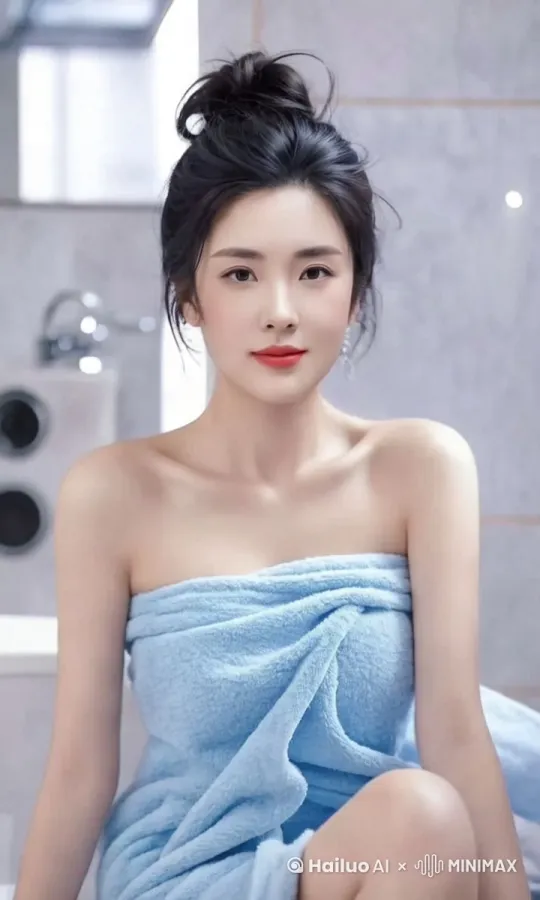 大师运镜，美女沐浴，唯美，性感，诱人 by Hailuo AI Video Generator