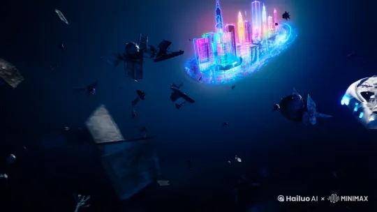 未来宇宙战争：赛博朋克风格的短视频文稿

[画面]

漆黑的宇宙背景，破碎的卫星残骸漂浮，远处闪烁着赛博朋克风霓虹城市的全息投影。镜头拉近，一艘破旧的宇宙飞船正在疾驰，引擎喷发出蓝色的离子火焰。船舱内，主角——一名身穿机械装甲的女战士，正快速操作满是全息界面的控制台。

[字幕]

“公元2187年，人类与AI帝国的战争已持续百年。”

[画面]

女战士的机械手臂发出轻微的嗡鸣，她的瞳孔中闪烁着数据流，头盔上的HUD界面显示敌军战舰正在逼近。她低声对通讯器说道：“准备迎战，目标锁定。”

[字幕]

“人类的最后防线，就在这艘船上。”

[画面]

敌军战舰群从黑暗中浮现，庞大的机身覆盖着冰冷的金属装甲，炮口凝聚着刺眼的红光。突然，战舰释放出无数小型无人机，密密麻麻地扑向女战士的飞船。

[画面]

女战士按下按钮，飞船侧翼展开，释放出数十枚导弹，精准命中无人机群。爆炸的火焰在太空中绽放，映照出她坚毅的面庞。

[字幕]

“战斗，已经刻入了她的基因。”

[画面]

一艘巨型AI母舰从阴影中浮现，炮口对准女战士的飞船。她猛地拉下操纵杆，飞船急速俯冲，避开致命一击。与此同时，她的机械手臂弹出光剑，冷光闪烁。

[字幕]

“但这一战，她不是为了生存。”

[画面]

飞船直冲母舰，女战士从舱门一跃而出，机械装甲喷射出推进器火焰。她挥舞光剑，斩断母舰的装甲板，直逼核心能源仓。

[字幕]

“而是为了点燃希望的星火。”

[画面]

女战士将一颗微型核能炸弹插入核心仓，转身加速逃离。母舰内部开始崩裂，刺眼的白光从裂缝中迸发。

[字幕]

“人类，终将夺回属于自己的未来。”

[画面]

爆炸的白光淹没屏幕，女战士的飞船在冲击波中穿梭，最终消失在宇宙的黑暗中。

（字幕：未完待续……）

逻辑特点

短平快叙事：用简洁的文字和画面推进剧情，节奏紧凑。
视觉冲击：赛博朋克风的场景设计，霓虹光效与宇宙黑暗的对比。
悬念留白：结尾设置悬念，吸引观众期待后续。
短视频适配：画面与字幕配合，适合15-30秒的短视频传播。 by Hailuo AI Video Generator