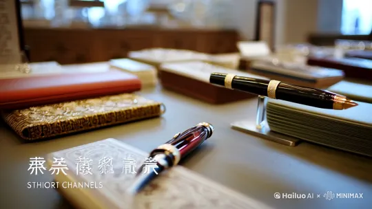 视频号文具小店，制作一个宣传各种文具的视频，要求，符合微信视频号规范，能起到引流作用 by Hailuo AI Video Generator