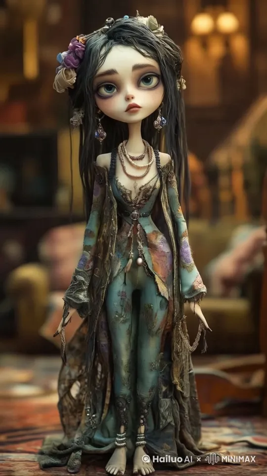 [左移,右摇,跟随]哭泣的女孩 by Hailuo AI Video Generator
