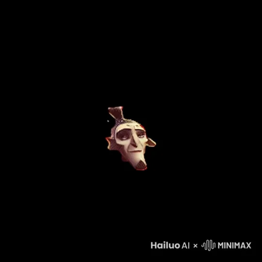 固定镜头，纯黑背景无杂物，傲娇，转头，首尾呼应 by Hailuo AI Video Generator