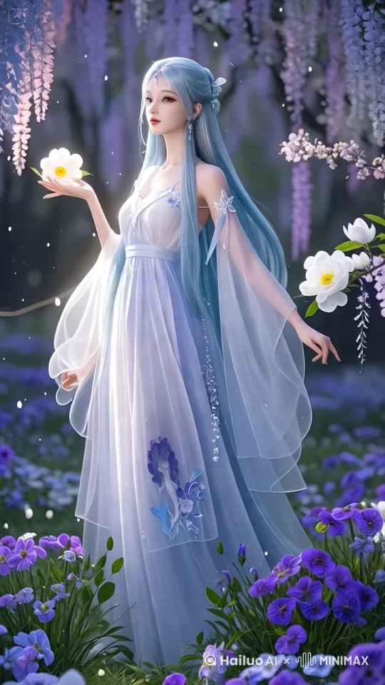 在月光下欢快的跳舞、影视效果、 by Hailuo AI Video Generator
