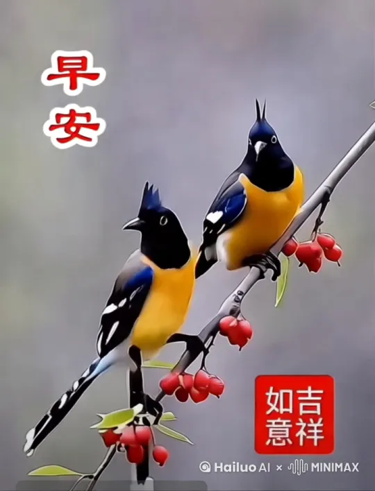 小鸟飞起来了 by Hailuo AI Video Generator