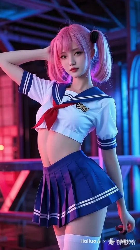 跳舞  跳起来  扭胯  眨眼 by Hailuo AI Video Generator