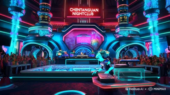 根据你的需求，结合《哪吒2》的剧情元素、角色特点及酒吧场景的创作方向，以下是为5分钟视频设计的生成关键词及创作思路建议，综合了多个搜索结果中的灵感来源和素材参考：

---

### **视频关键词**（适用于AI生成工具或视频制作参考）：
1. **角色设定**  
   - `魔童哪吒赛博朋克DJ造型`（参考《哪吒2》角色视觉升级）  
   - `敖丙冰系特效DJ打碟`（结合龙族元素与科技感）  
   - `机械义体哪吒手持混天绫打碟`（融入赛博神话设定）  
   - `全息投影龙王背景NPC`（呼应电影反派设定）  

2. **场景与氛围**  
   - `未来感赛博酒吧`（霓虹灯、透明玻璃舞池、悬浮电子屏）  
   - `动态粒子光效舞台`（参考《哪吒2》特效团队设计的锁链动态）  
   - `中国风侗族大歌混音电音BGM`（结合电影配乐文化元素）  

3. **动作与特效**  
   - `哪吒风火轮旋转触发激光束`（法器与科技结合）  
   - `敖丙召唤冰晶特效音浪`（龙族法术与DJ设备联动）  
   - `全息灵珠魔丸对撞光效`（象征电影核心冲突）  

4. **风格化元素**  
   - `国潮赛博朋克滤镜`（红蓝撞色、故障艺术）  
   - `动态字幕弹出电影金句`（如“我命由我不由天”）  
   - `AI生成观众虚拟形象`（使用“简单AI”工具生成多样头像）  

---

### **分镜脚本参考**（结合关键词设计）：
1. **开场（0:00-0:30）**  
   - 镜头从赛博酒吧外部推进，霓虹招牌显示“陈塘关夜店”，敖丙以冰晶特效打碟开场，背景播放《哪吒2》侗族大歌变调电音。  
   - 关键词：`赛博中国风酒吧全景`、`敖丙冰系DJ台`。

2. **高潮段落（2:00-3:30）**  
   - 哪吒跃上舞台，混天绫化为打碟机，风火轮触发激光束扫射全场，全息灵珠与魔丸投影对撞爆炸，观众虚拟形象（AI生成）欢呼。  
   - 关键词：`法器科技融合`、`粒子爆炸特效`。

3. **结尾（4:30-5:00）**  
   - 哪吒与敖丙联手释放“乾坤圈音浪”，字幕弹出“去他个鸟命！”，画面定格于两人击掌，背景显示《哪吒2》票房破115亿的彩蛋。  
   - 关键词：`双主角合作技`、`票房数据彩蛋`。

---

### **素材与工具推荐**：
1. **视频模板**：使用网页8的“动画模拟酒吧DJ”素材（编号120510248）作为基础，叠加哪吒角色动画。  
2. **AI生成工具**：通过“简单AI”生成观众头像（输入“赛博国风、欢呼表情”等描述）。  
3. **音乐参考**：混合侗族大歌采样与电子鼓点，契合电影文化内核。

---

### **注意事项**：
- **版权合规**：若涉及商业用途，需注意《哪吒2》角色形象授权问题（参考网页2、4的版权争议分析）。  
- **风格统一**：确保特效复杂度与《哪吒2》制作标准匹配（如锁链动态细节）。

通过以上关键词和分镜设计，可高效生成兼具电影IP特色与潮流科技感的视频内容。 by Hailuo AI Video Generator