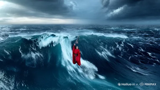 哪吒闹海 by Hailuo AI Video Generator