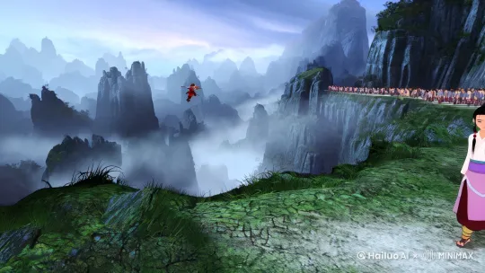 “孙悟空三打白骨精”是《西游记》中家喻户晓的经典桥段，展现了孙悟空的火眼金睛与唐僧的慈悲执念之间的冲突。以下是故事的简要脉络：

---

### **背景**
唐僧师徒西行至白虎岭，此地妖气弥漫。白骨精（白骨夫人）得知唐僧乃金蝉子转世，食其肉可长生不老，遂设下连环计谋。

---

### **第一打**
- **化形老妇**：白骨精化作一送饭村姑接近唐僧，悟空识破妖气，一棒将其“打死”。妖精元神遁走，留下假尸首。
- **师徒嫌隙**：唐僧怒斥悟空滥杀无辜，念起紧箍咒惩罚，八戒趁机挑唆悟空“滥杀好人”。

---

### **第二打**
- **再变老妪**：白骨精化身寻女的老妇人，哭诉女儿失踪。悟空看穿伪装，不顾阻拦再次挥棒，妖精又弃假尸逃脱。
- **信任崩塌**：唐僧决意驱逐悟空，悟空以“恩情未报”恳求留下，沙僧求情暂缓。

---

### **第三打**
- **幻化老翁**：白骨精变作寻妻女的老丈，口念佛经迷惑唐僧。悟空唤土地神作证，拼着紧箍咒剧痛，彻底击杀白骨精，现出骷髅原形（脊梁上刻“白骨夫人”）。
- **驱逐悟空**：唐僧认定悟空连害三命，写下贬书断绝师徒关系。悟空含泪叩拜，黯然返回花果山。

---

### **深意与冲突**
1. **智慧与愚善**：悟空看透本质却难破表象桎梏，唐僧慈悲反成弱点。
2. **团队危机**：八戒的挑拨、沙僧的沉默加剧信任裂痕，取经队伍几近瓦解。
3. **成长伏笔**：此事为后续“真假美猴王”埋下因果，唐僧终悟悟空赤诚。

---

### **文化影响**
这一故事被改编为戏曲、动画、影视剧等，常以“妖不可貌相”警示世人，亦隐喻现实中的信任危机与真相困境。 by Hailuo AI Video Generator