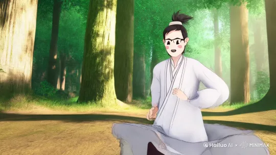 生成一个哪吒奔跑视频，有奔跑的音乐 by Hailuo AI Video Generator
