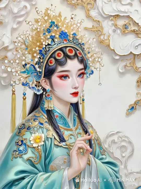 [右移,跟随]右手往前探出,往右边慢慢地走过去 [推进]娇嗔地说话,眨一下眼睛 by Hailuo AI Video Generator