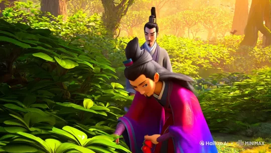 哪吒摘草莓分敖丙吃 by Hailuo AI Video Generator