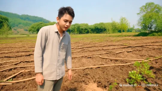 任军高考落榜，回到农村，无意中租了村集体三千亩荒地，后成为林业大户，初恋女友考上卫校，与他不离不弃 by Hailuo AI Video Generator