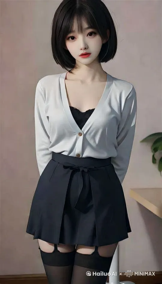 【主镜头】
苍白脸庞的女人（主体参考）手握烛台颤抖前行，烛光在黑色城堡的哥特式拱廊投下扭曲阴影。镜头以0.5倍速跟随人物左肩视角推进，潮湿石墙渗出暗红色液体，远处突然传来铁链拖拽声。画面采用HKS 39-N冷青色主色调，暗部保留Pantone 19-3921TPX深靛蓝的噪点颗粒。

【转场镜头】 
当烛光扫过走廊拐角时，镜头切换至低角度仰拍：一只腐烂手臂从天花板裂缝猛然垂下！此时主体人物瞳孔放大特写（镜头由85mm切换至24mm广角），背景虚化的石像鬼雕塑眼窝亮起血红微光。

【高潮镜头】
主体突然转身奔跑，镜头以1.2倍速环绕跟踪：斗篷下摆扬起时露出裙角沾染的未知粘液，身后追逐的透明幽灵在烛光穿透下显现骨骼轮廓。画面加入动态模糊（快门角度172.8°模拟胶片颤抖感），最终定格在城堡尖顶的乌鸦群惊飞画面。[下降,上摇] by Hailuo AI Video Generator