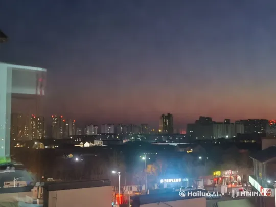 夜空的变化无常 by Hailuo AI Video Generator