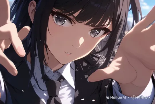 对着屏幕假笑，可爱，画面生动自然， by Hailuo AI Video Generator