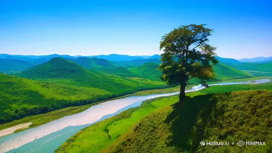 00 后，旅游，山水 by Hailuo AI Video Generator