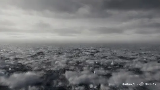 在这片星域内，却是有无尽肉眼不可察觉的尘埃弥漫，在其中一粒尘埃内，那里另有乾坤！ 
这乾坤，是一片冰封的世界，这整个世界存在于一粒尘埃内，其大小无尽，放眼望去，这世界的一切全部都被寒冰封住，甚至就连云朵，就连大地，也全部散发寒气。 by Hailuo AI Video Generator