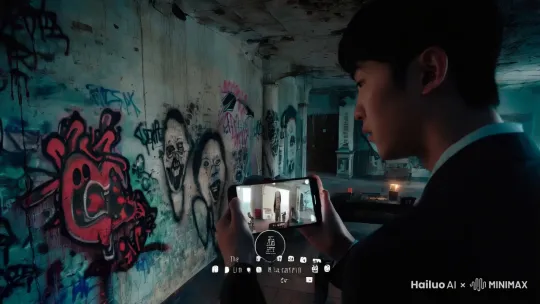 # 神秘的直播间
最近，一款名为“午夜惊魂”的直播间在网络上悄然走红。据说，这个直播间每晚零点开播，会直播各种诡异恐怖的场景，可谁也不知道直播地点究竟在哪，主播又是谁。

年轻的上班族林宇，是个恐怖爱好者，自然不会放过这个直播间。零点一到，他准时打开直播。屏幕中，是一座荒废已久的精神病院，阴森的气息扑面而来。直播间里弹幕疯狂滚动，都在猜测接下来会发生什么。

镜头缓缓推进，走进病院大厅，墙壁上的涂鸦扭曲怪异，像是一张张痛苦的脸。突然，画面中闪过一个白色的身影，弹幕瞬间沸腾。林宇心跳加速，眼睛紧紧盯着屏幕。

主播似乎察觉到了什么，转身朝一个病房走去。病房门缓缓推开，发出“嘎吱嘎吱”的声响，一股刺鼻的腐臭味传来。病床上，有个破旧的人偶，双眼空洞地望着镜头。就在这时，人偶的头突然转动，直直看向了镜头。林宇吓得差点把手机扔出去。

直播间里弹幕疯狂刷屏，都在喊着害怕。可下一秒，屏幕一黑，直播结束了。林宇意犹未尽，又有些心有余悸。然而，当他准备关掉手机时，发现手机电量已经耗尽自动关机。

他赶紧充电开机，却发现手机壁纸变成了那个人偶的脸，无论怎么更换都没用。更可怕的是，每当午夜零点，手机就会自动打开那个直播间，尽管屏幕上一片漆黑，却能听到隐隐约约的哭声和笑声。林宇尝试扔掉手机，可手机总会莫名出现在他的房间里，仿佛被什么东西缠上了…… by Hailuo AI Video Generator