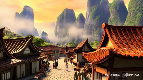 神秘地图    在遥远的东方，有一个被群山环绕的小镇，名为“青石镇”。镇上的人们过着平静的生活，但关于“失落之境”的传说却一直流传在街头巷尾。据说，那里埋藏着无尽的宝藏，但从未有人真正找到过它。    十六岁的少年“艾伦”是镇上的一名普通少年，他的父亲是一名探险家，多年前在一次探险中失踪。艾伦从小就对探险充满向往，他坚信父亲还活着，只是被困在了某个地方。    一天，艾伦在整理父亲的旧物时，偶然发现了一张古老的地图。地图上标注着一条通往“失落之境”的路线，旁边还有一行小字：“唯有勇敢者，方能找到真相。”艾伦的心跳加速，他知道，这是他寻找父亲的机会，也是他实现梦想的开始。他决定踏上这段未知的旅程 by Hailuo AI Video Generator