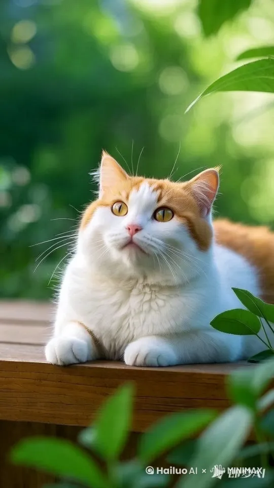 嗯猫咪站起按猫咪站起来叫两声 by Hailuo AI Video Generator