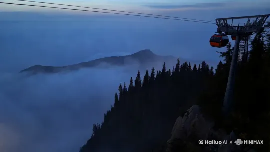 【高山云海】流动的诗篇,天地间的呼吸|4K超清治愈系风景
▼ 00:00-00:30 破晓时分
第一缕晨光刺破靛青色苍穹
缆车穿越晨雾织就的薄纱
山脊线在氤氲中若隐若现
松针凝结的夜露悄然坠入虚空
▼ 00:31-01:45 云瀑初生
乳白色潮汐自深渊翻涌而起
液态氮般的云浪冲刷花岗岩峭壁
须臾间吞没整片冷杉林
缆车站台化作汪洋中的孤岛
时间在翻卷的云絮里失去刻度
▼ 01:46-03:20 光的游戏
金色箭矢穿透云层裂隙
在流动的雾海上投射几何光斑
云影与光束跳着量子纠缠之舞
观景台栏杆结出霜花钻石
登山客的剪影在云幕烙成皮影戏
▼ 03:21-04:50 归墟时刻
暮色为云海注入靛蓝墨水
晚风掀起三千尺高的波斯地毯
群星在尚未闭合的云隙眨眼
缆车重新启动时的机械低鸣
惊醒了沉睡在山坳里的月亮 by Hailuo AI Video Generator