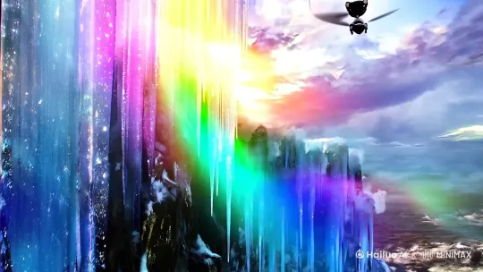 **场号1：星陨崖·拂晓（06:00-06:45）**

| 镜号 | 镜头描述                                                                 | 音效/配乐                     | 时长  |
|------|--------------------------------------------------------------------------|-------------------------------|-------|
| 101  | 大俯拍：晨雾中的万仞绝壁，冰晶在罡风中折射出七彩光晕（无人机螺旋下降镜头） | 尖锐风啸声渐强                | 5s    |
| 102  | 特写：绣着云雷纹的靴跟碾碎石块，后退至悬崖边缘（镜头仰角）                 | 碎石滚落声+急促呼吸声         | 3s    |
| 103  | 过肩镜头：苏雪儿指尖抚过冰魄剑刃，血珠顺着剑脊滑落（慢镜头）               | 血滴"嗒"地落在青石            | 4s    |
| 104  | 推镜：沈天风温润笑容突然扭曲，瞳孔闪过妖异紫光（变形宽银幕镜头眩光处理）   | 玉簪断裂声                    | 2s    |
| 105  | 旋转镜头：林寒仰面坠落，发带断裂，黑发在气流中狂舞（300帧/秒高速摄影）     | 所有声音突然静默              | 6s    | by Hailuo AI Video Generator