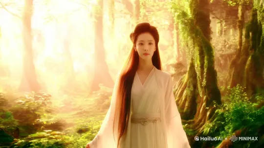 一个美女变成九尾狐狸 by Hailuo AI Video Generator