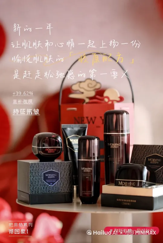 哪吒介绍玫莉蔻黑科技抗皱，左摇 又摇  拉近 推近  切换到梳妆台，排面拉近，护肤，换上职业装，启动丰田凯美瑞9代，开启全新的一天  拉近，开车上路，开车状态拉近，凯美瑞经过，拉远， by Hailuo AI Video Generator
